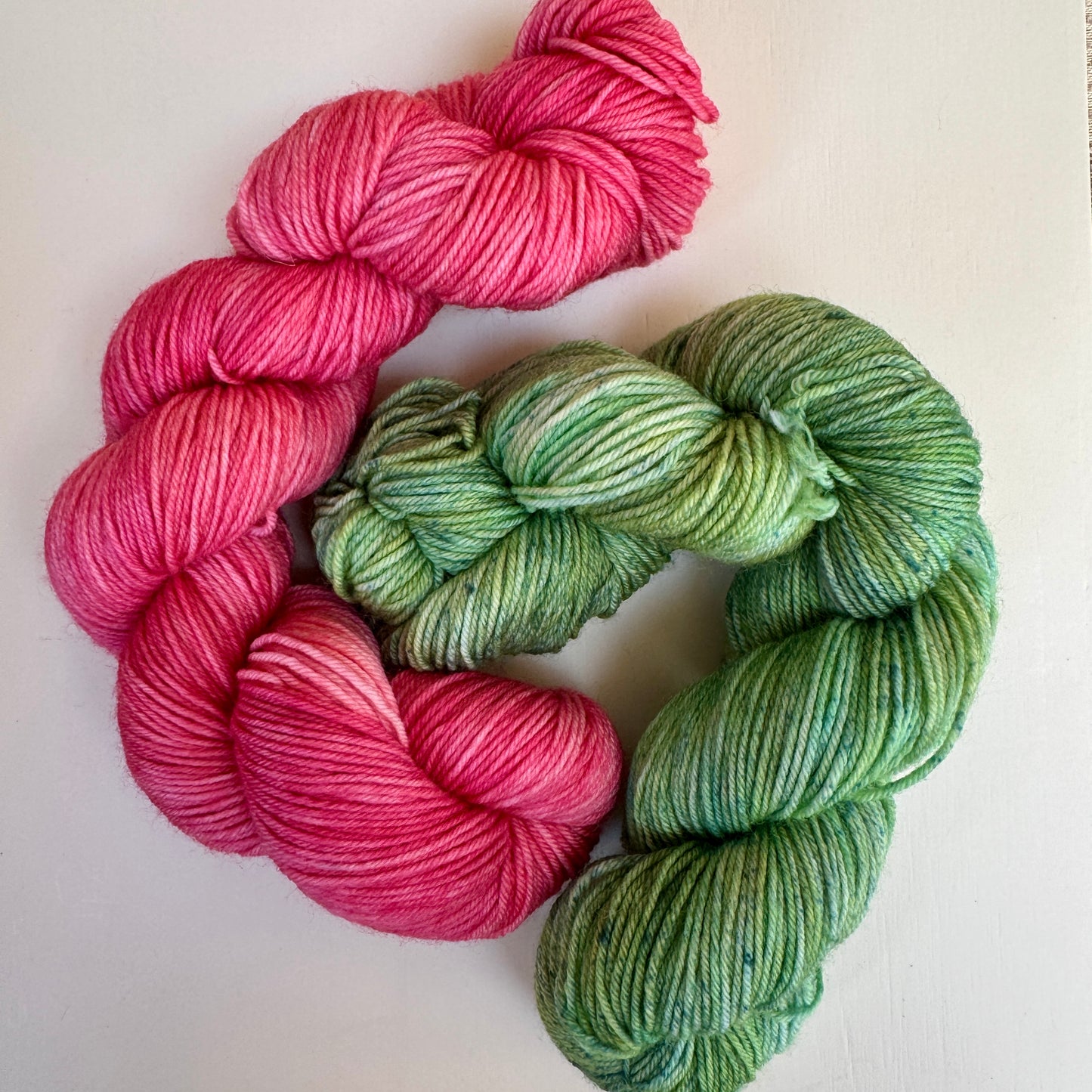 Watermelon "Frill Seeker" Sock Kit