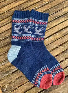 The Swallows Are Coming Sock Kit