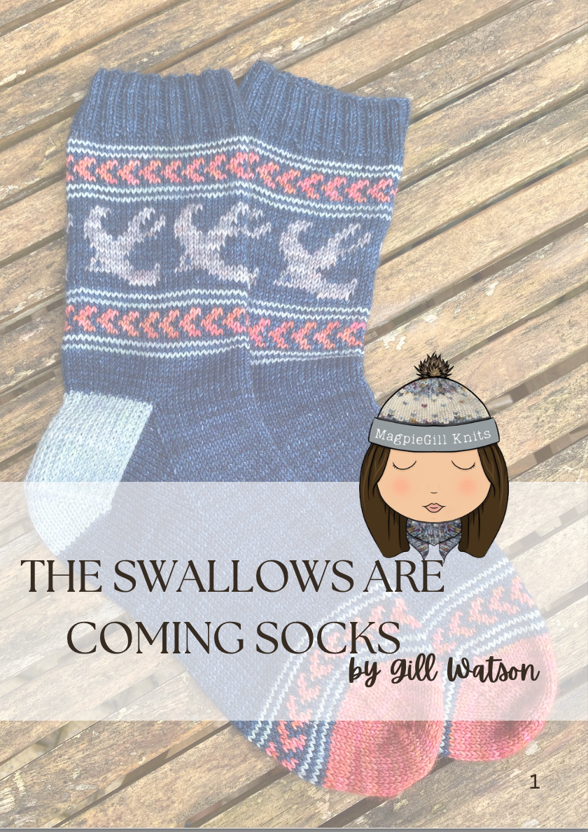 The Swallows Are Coming Sock Kit