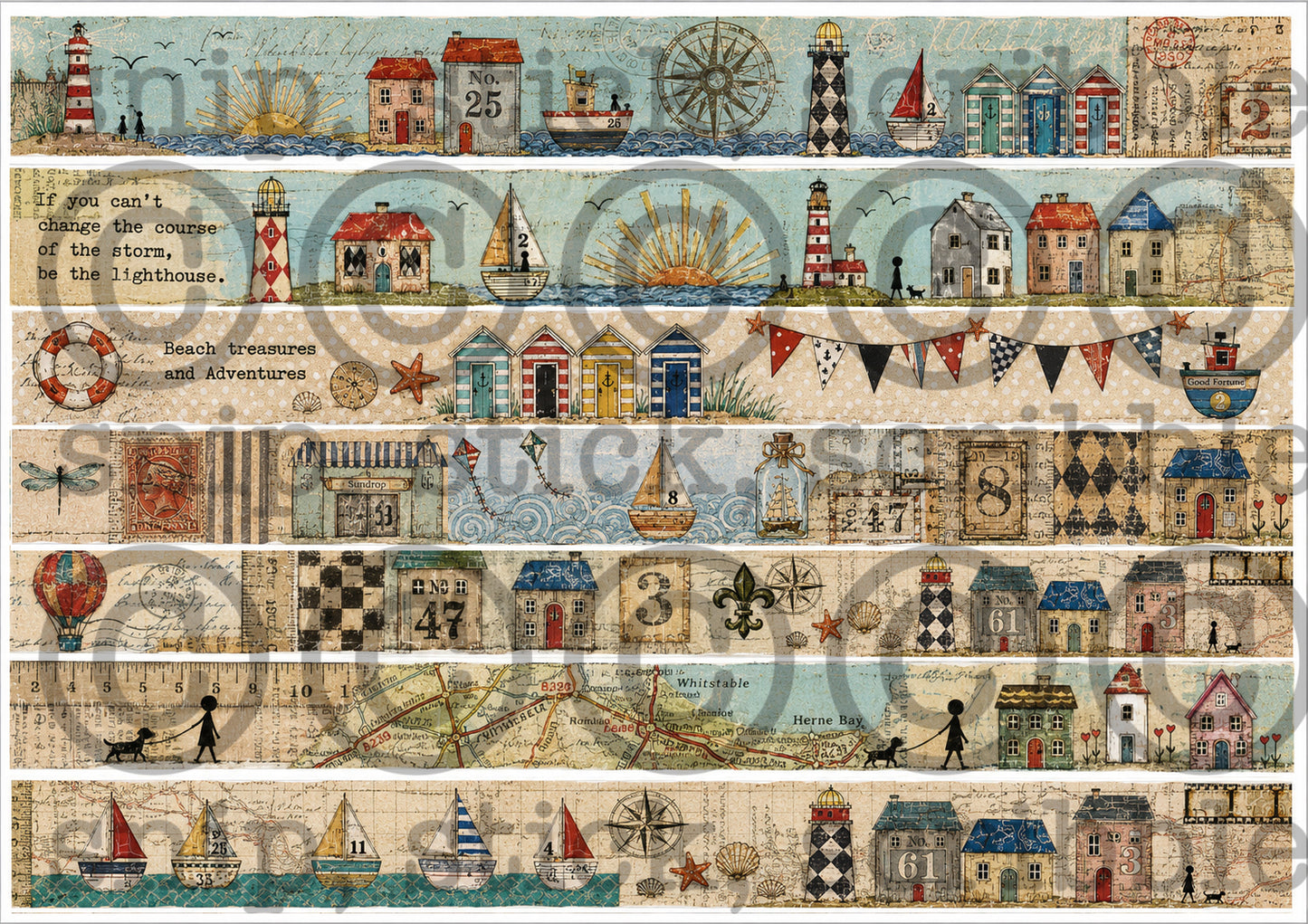 Doris McP Art Washi Strips