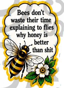 Bees Large Sticker