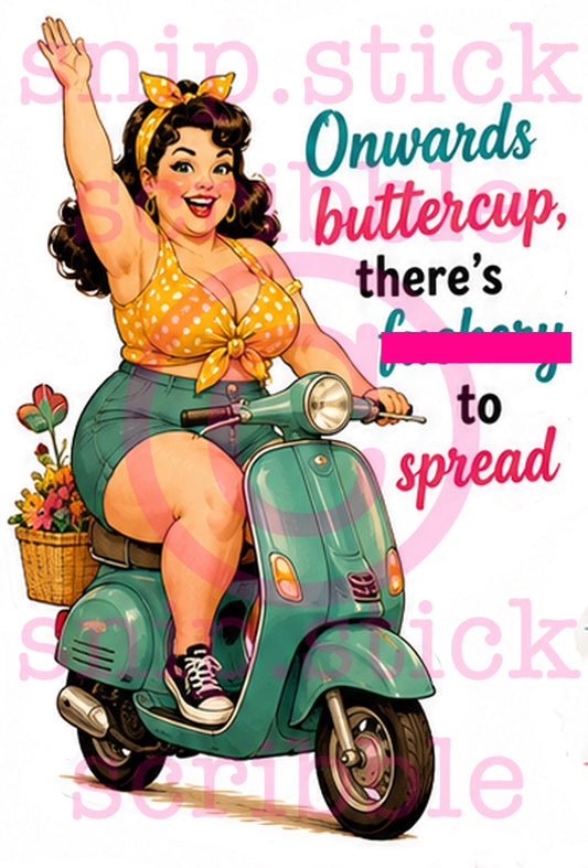 Buttercup Sweary Sticker