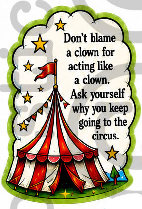 Circus Large Sticker