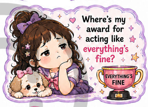 Everything's Fine Sticker