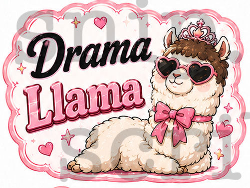 Drama Llama Sticker