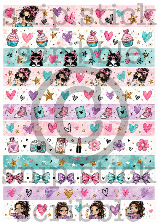 Sassy Washi Strips