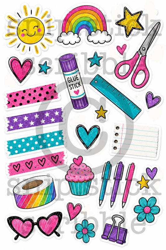 Journal Stationery Stickers